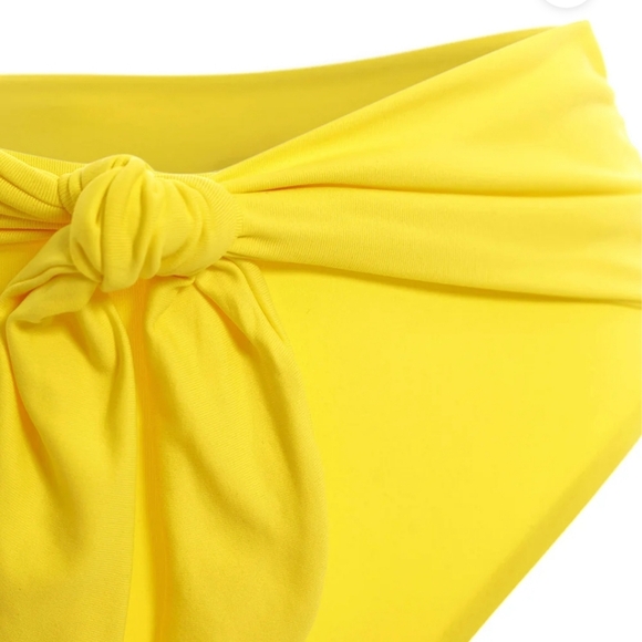 New!Agua Bendita Isabella Bikini Bottom Yellow - Picture 6 of 14